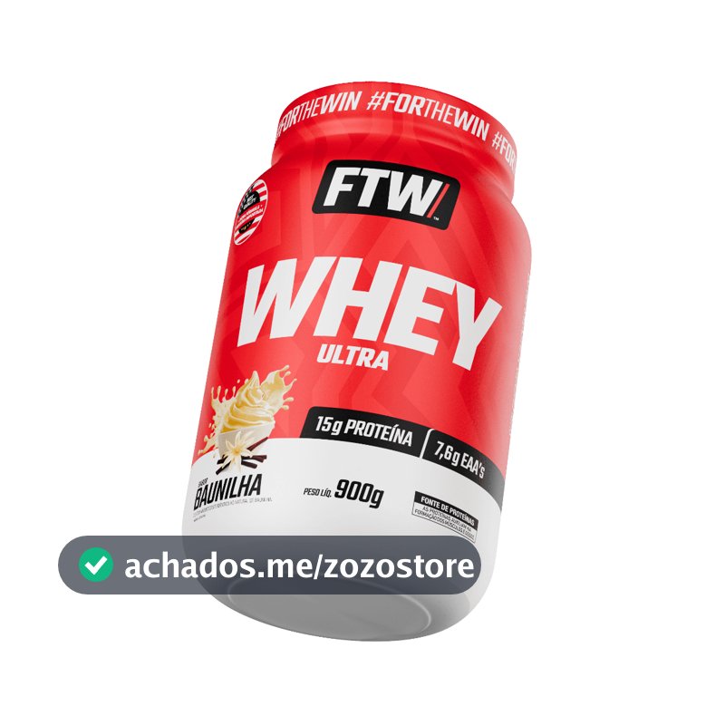 Whey Ultra Protein Concentrado Pote 900g - FTW