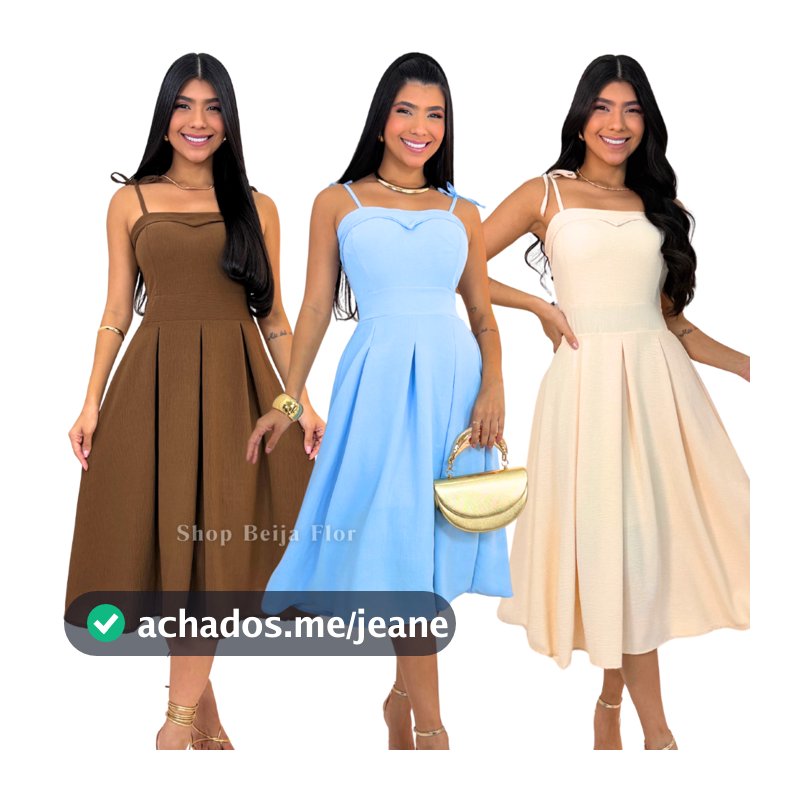 Vestido Feminino Midi Festa Elegante Casamento Convidada Jantar Social Eventos Noiva Civil