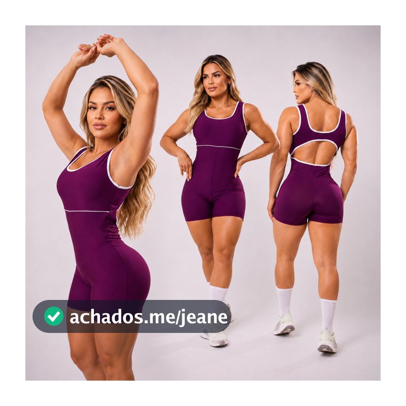 Macaquinho macacão Curto Short sem mangas  Fitness roupa de academia Feminino para treino