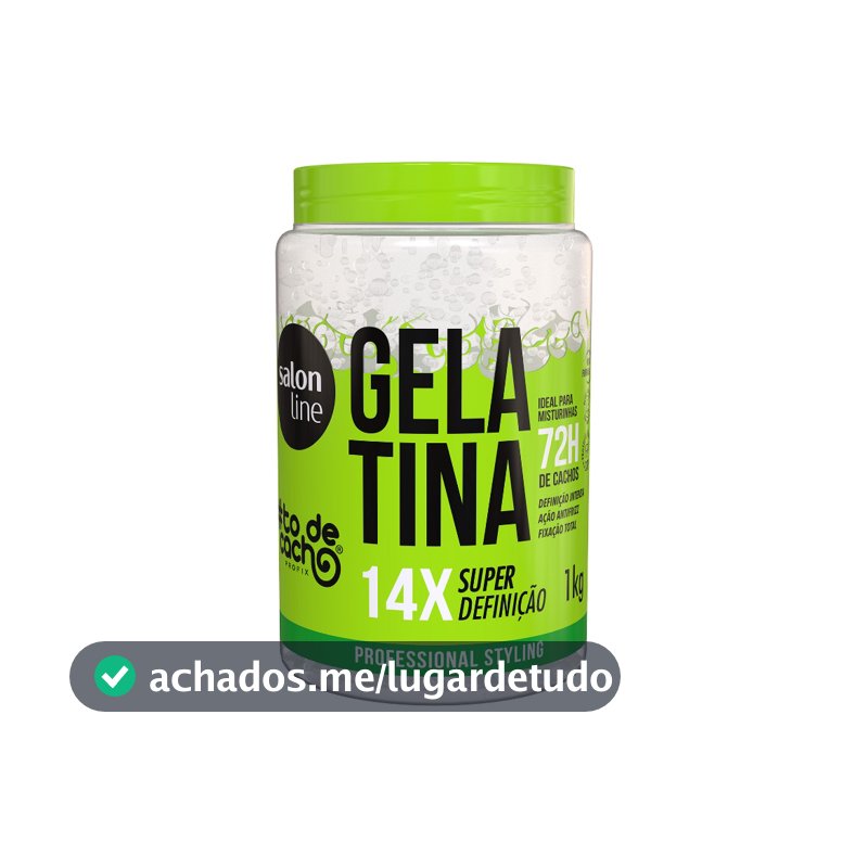 Gelatina Todecacho Não sai da Minha Cabeça 1 kg - Salon Line