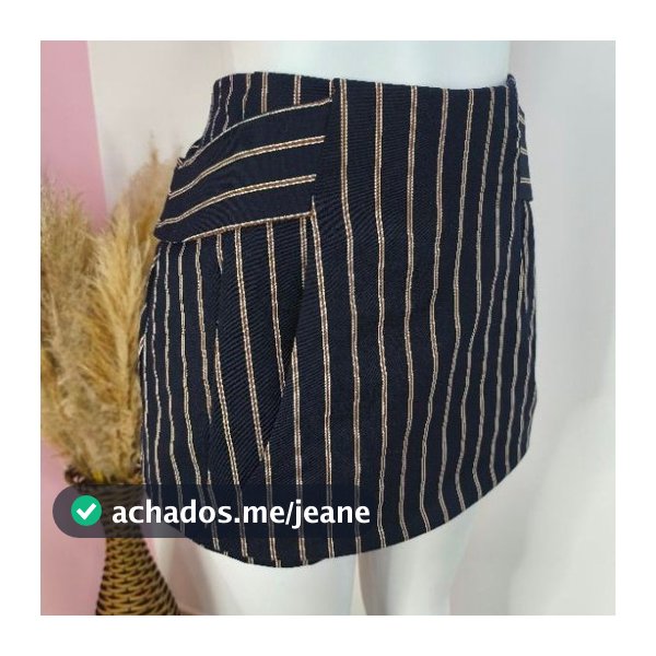 Short saia alfaiataria novo LE LIS BLANC 42