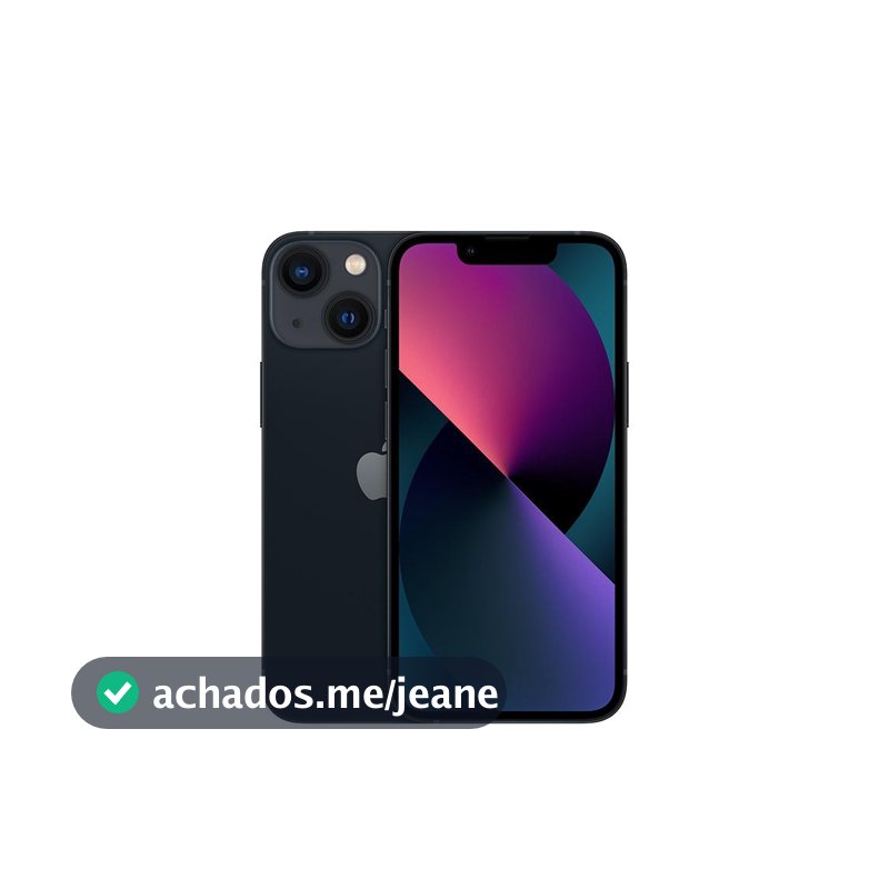 Usado: iPhone 13 Mini 128GB Meia-noite Bom - bateria 70% - Trocafy - Apple