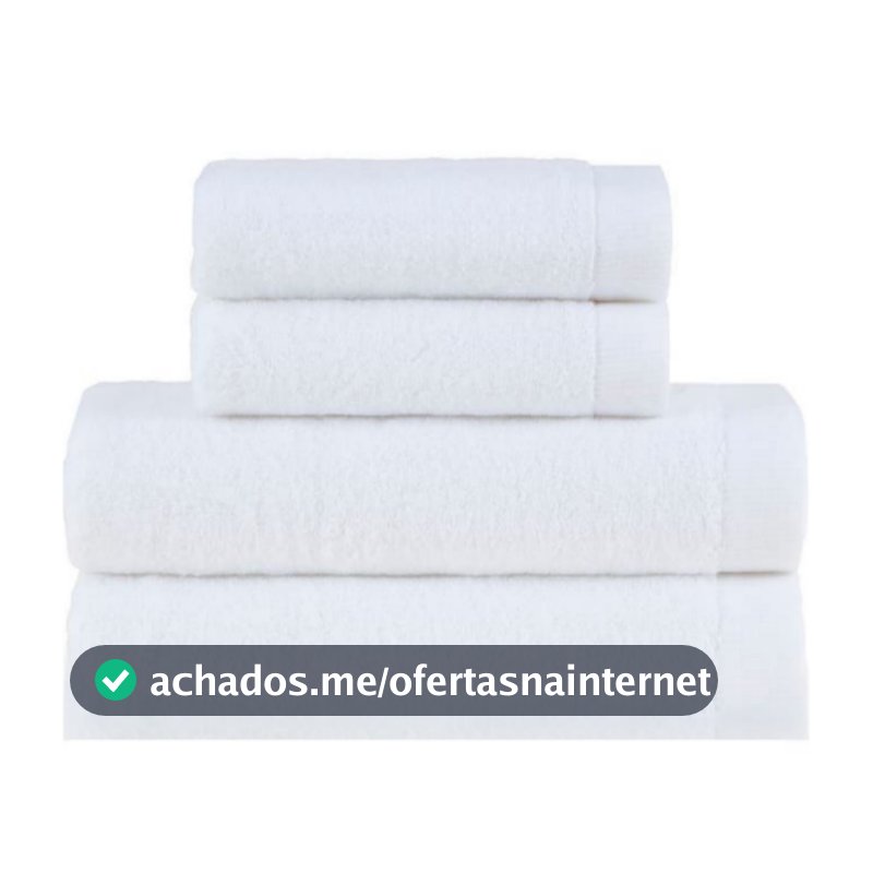 Jogo De Toalhas Banho Buddemeyer 4 Peças 100% Algodão Dual Air Banho E Rosto Felpudas Super Macia