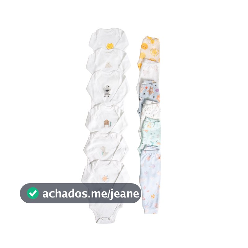 Kit 12 peças - Conjunto Pranchinha, Zebrinha, ursinho, Dino Rex, Solzinho e Tartaruga