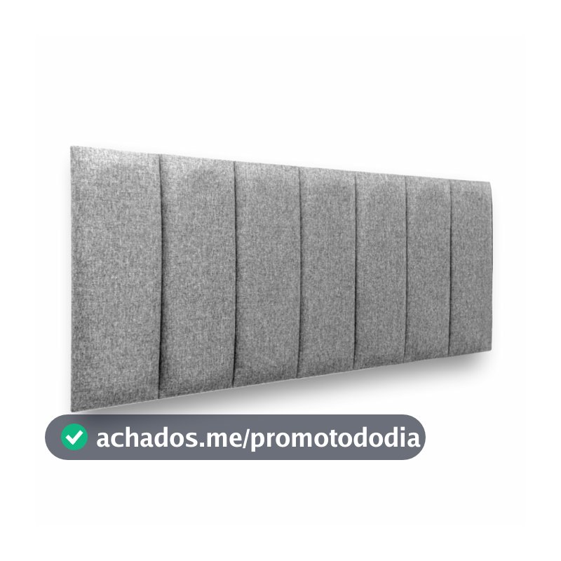 Luxo e Conforto na Sua Cama! Cabeceira Estofada Linho Premium 60cm Alta | Solteiro Casal Queen King | Box