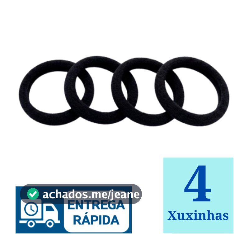 Elástico de Cabelo Xuxinha Kit 4