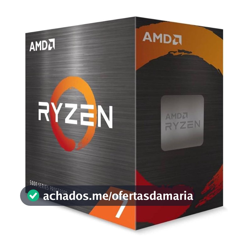 Processador AMD Ryzen 7 5700, 3.7 GHz (4.6GHz Max Turbo), Cache 4MB, 8 Núcleos, 16 Threads, AM4