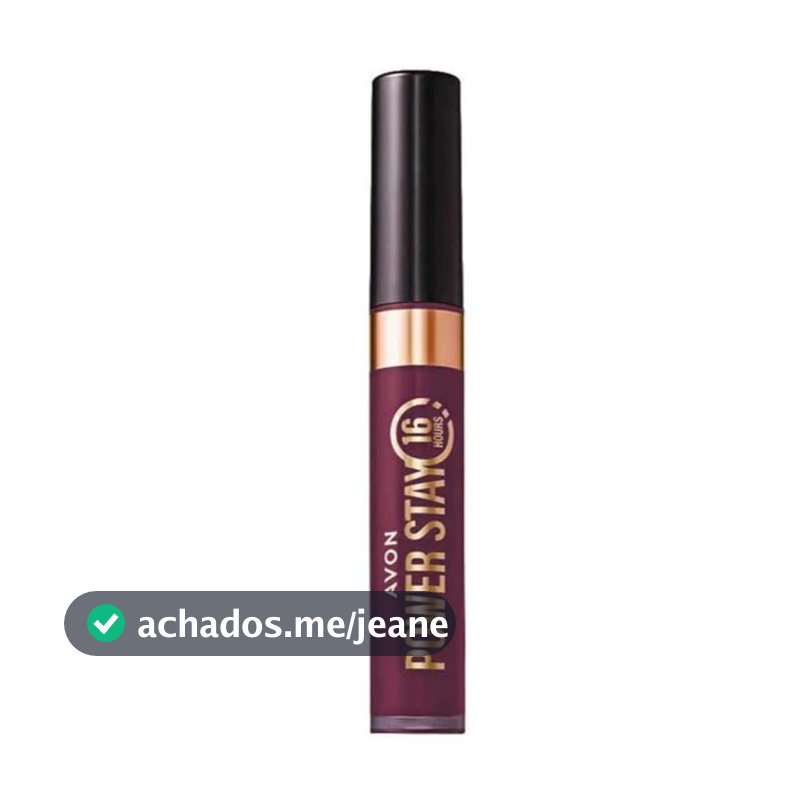 Batom Liquido Matte Longa Duração Power Stay Avon - 16 horas fixação