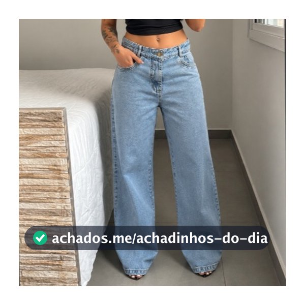 Calça Jeans Wide Leg Feminina Elegante E Perfeita Para Todas As Ocasiões