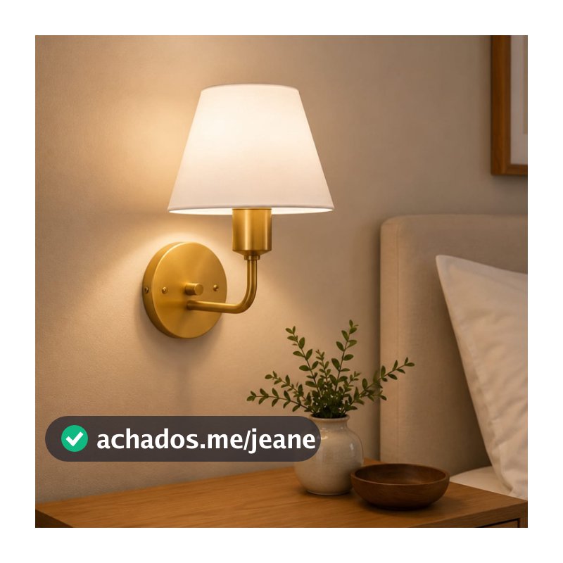 Arandela Vintage Charm Retrô bivolt para Quarto Sala Corredores Abajur Decorativo bivolt