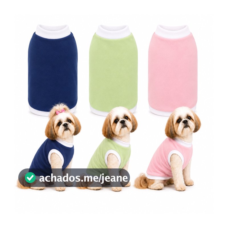 Roupa Para Cachorros Roupa Lisa Pet Sueter Para Inverno Tamanhos PP micro ao Ultra GG