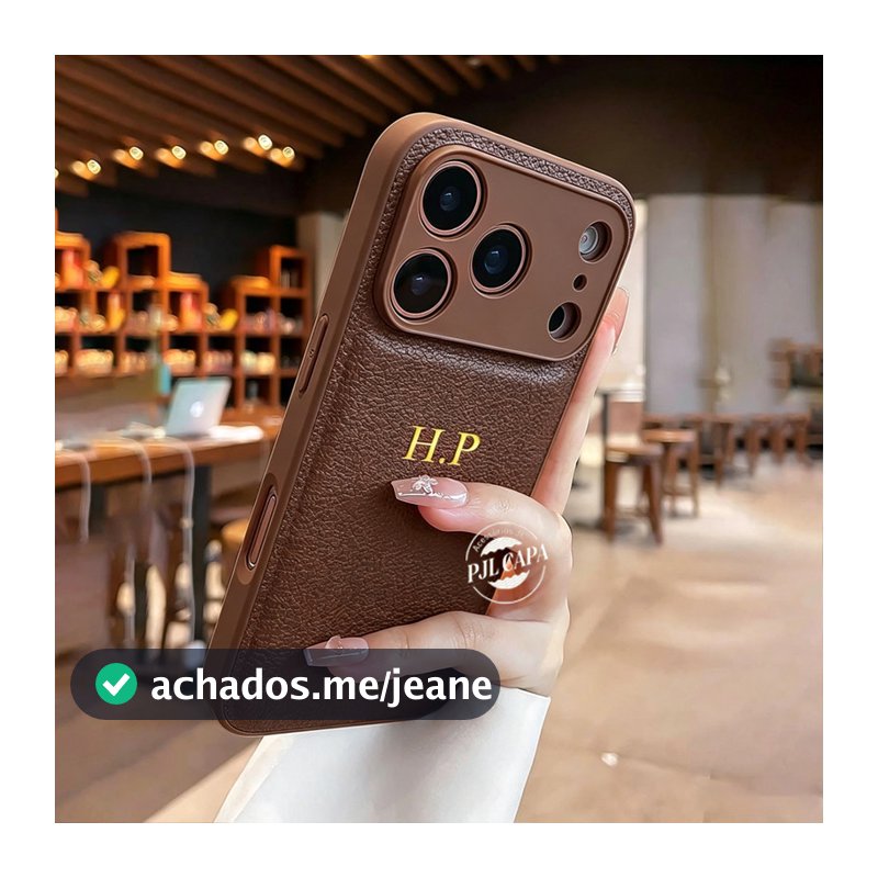 Capa De Couro Personalizada Com Nome Personalizado Para iPhone 18 17 16 15 14 13 12 11 Pro Max 3D DIY Carta De Gravação