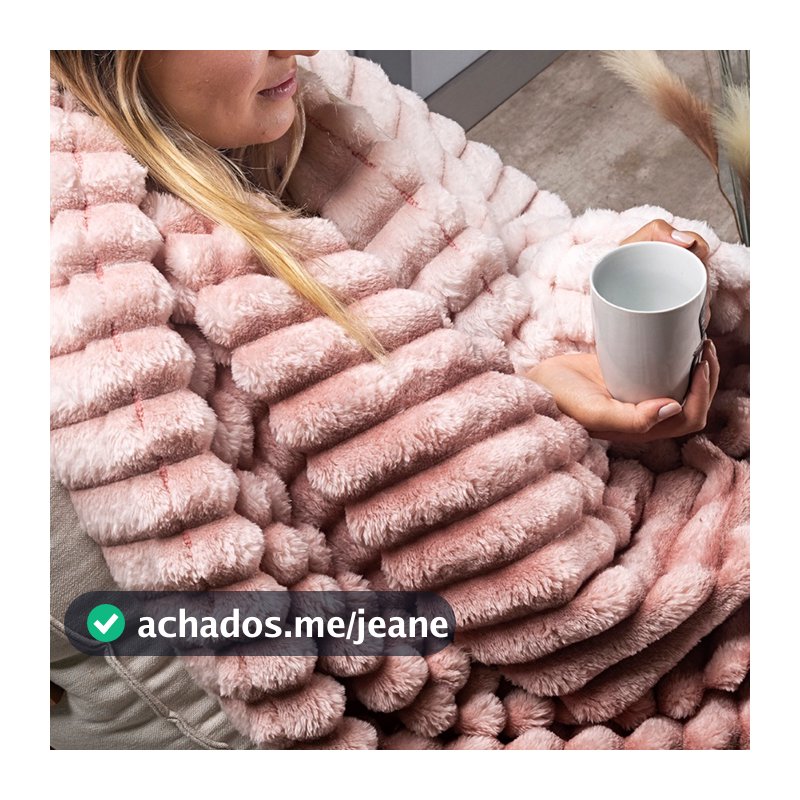 Cobertor Queen 320gr m² Grosso Flannel Utrasoft Aveludado 2,40m x 2,20m - Fluffy | Willow
