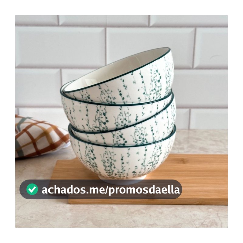 Conjunto de Bowls Folhagem