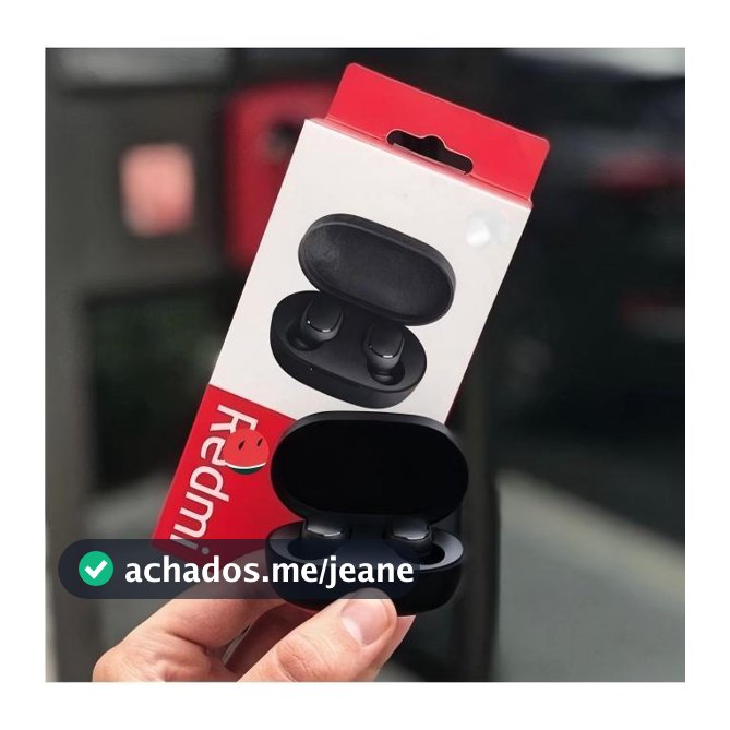 Fones de ouvido sem fio Bluetooth compactos Xiaomi Redmi Airdots com Estojo Recarregável