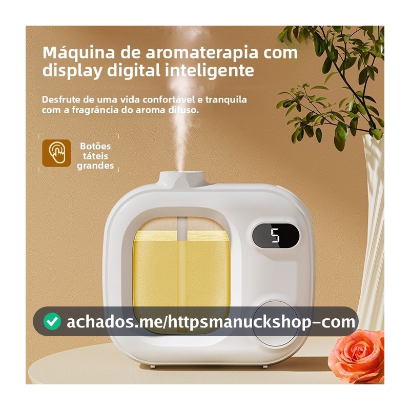Difusor de Aroma para Quarto e Banheiro, Purificador de Ar Atomizador, Desodorizador e Difusor de Aroma BI2Q