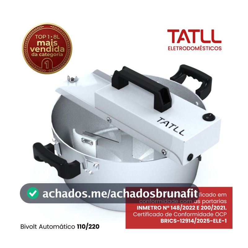 Panela Misturela Automática Bivolt 8 Litros Para Doces Brigadeiro E Massas De Salgado Tatll
