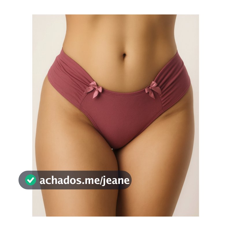Kit 5 Calcinhas Fio Dental Duplo Pala Larga Não Marca Roupa