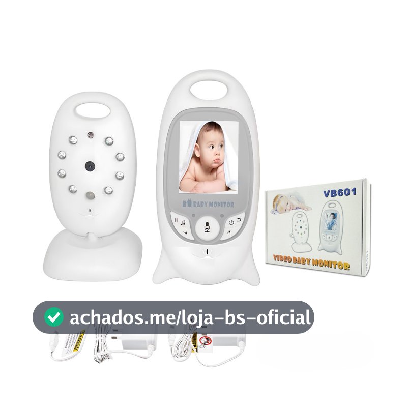 Babá Eletrônica Sem Fio Digital Com Visão Noturna