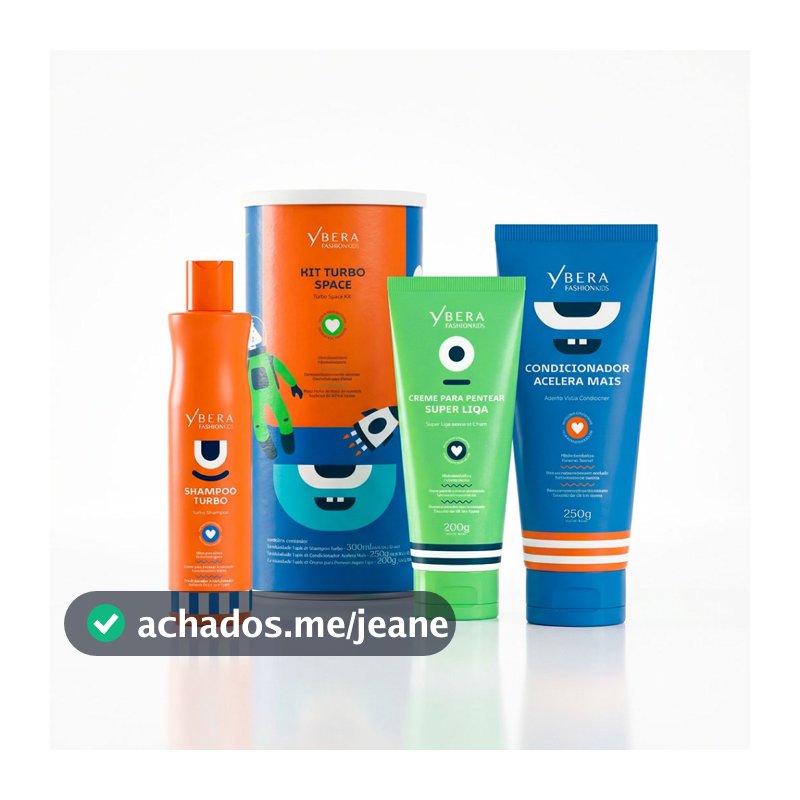 Kit Cronograma Capilar Kids para Menino - Fashion Gold