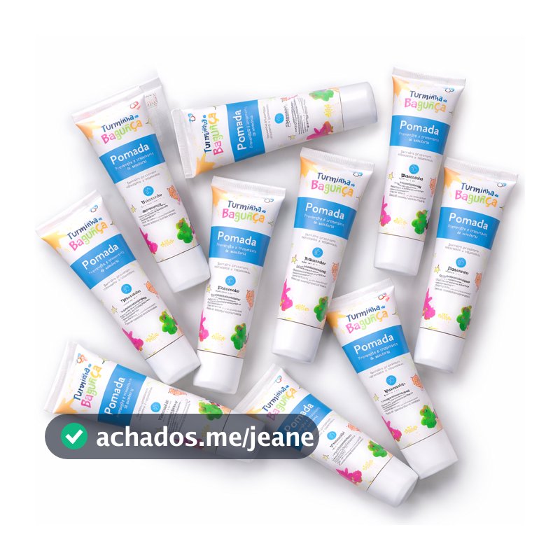 Kit 12 Pomadas para Assaduras Turminha da Bagunça 45g Bebê Vitaminas A E e Pantenol Atacado