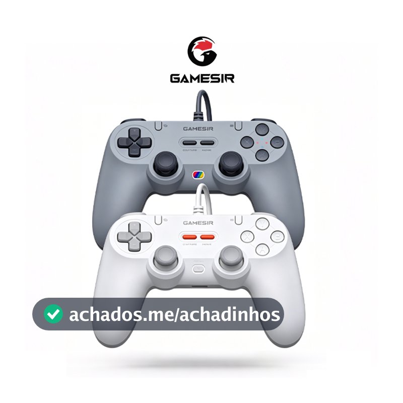 Controle Gamesir Tegenaria T3 Lite Com Fio Para Pc Switch Android Ios Steam Celular Hall Effect Usb