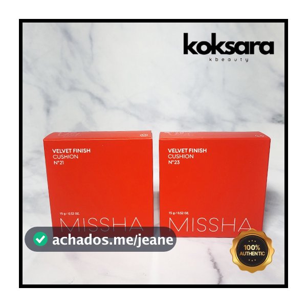 Missha Velvet Finish Cushion 15g Spf50+ Pa+++(no.21,23)