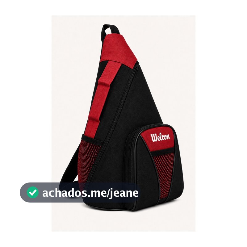 Mochila Transversal Grande Welcon Bolsas Reforçada Resistente Camping Escola Trabalho