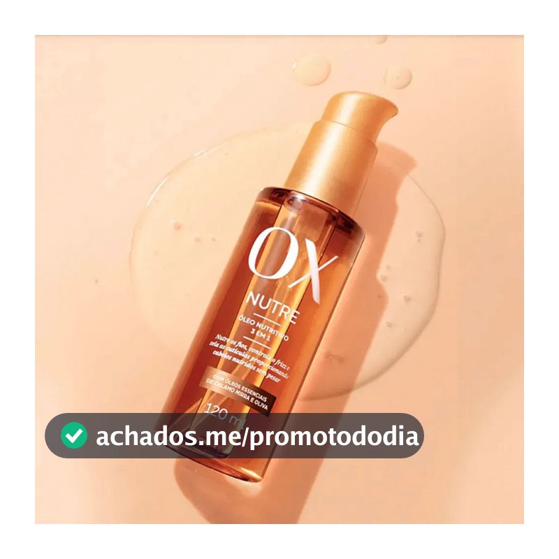 Óleo Nutritivo Ox Nutre 3 em 1 120ml