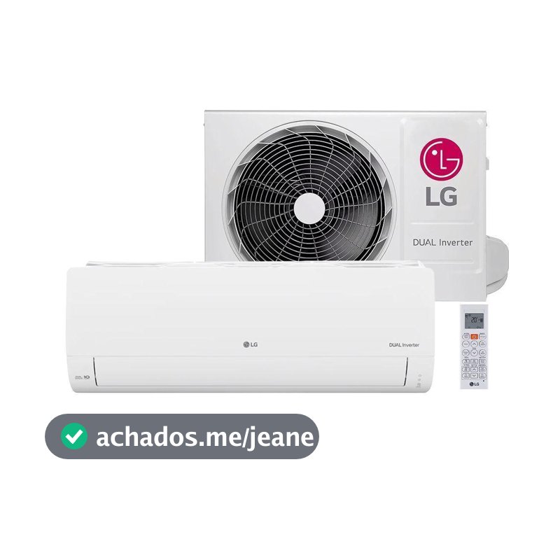 Ar Condicionado LG Dual Inverter Compact 9000 BTUS Frio 220V Branco S3-Q09AAQAK