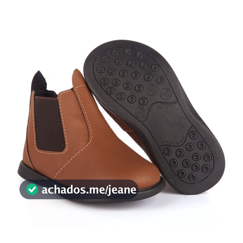 Botinha Jeca Infantil Menino Caipira Festa Junina Frio Casual Passeio Country Rodeio