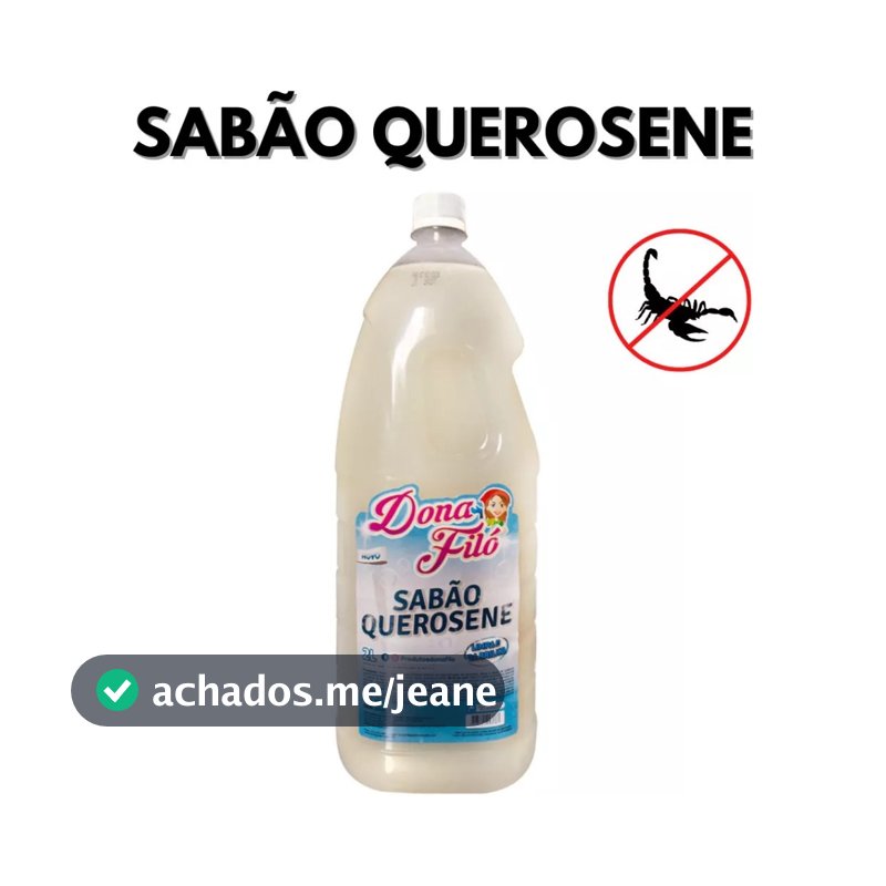Sabão com Querosene Dona Filo 2L Ação Repelente Limpa e da Brilho