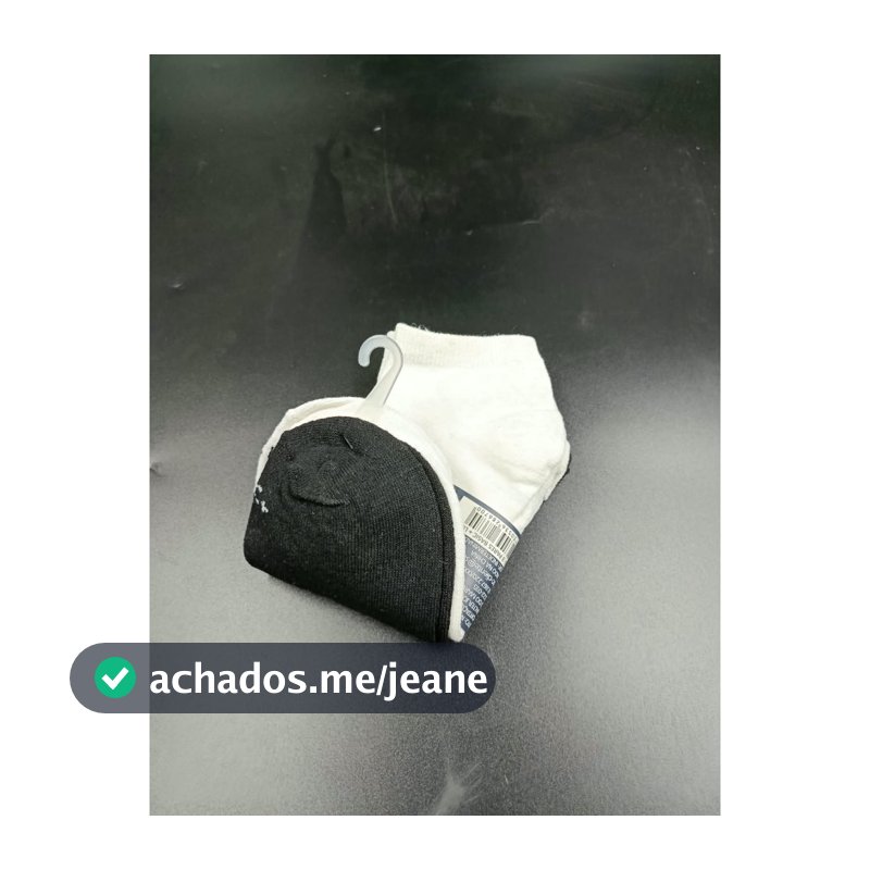 Kit com 9 pares de meias cano baixo basic+ 34 A 38