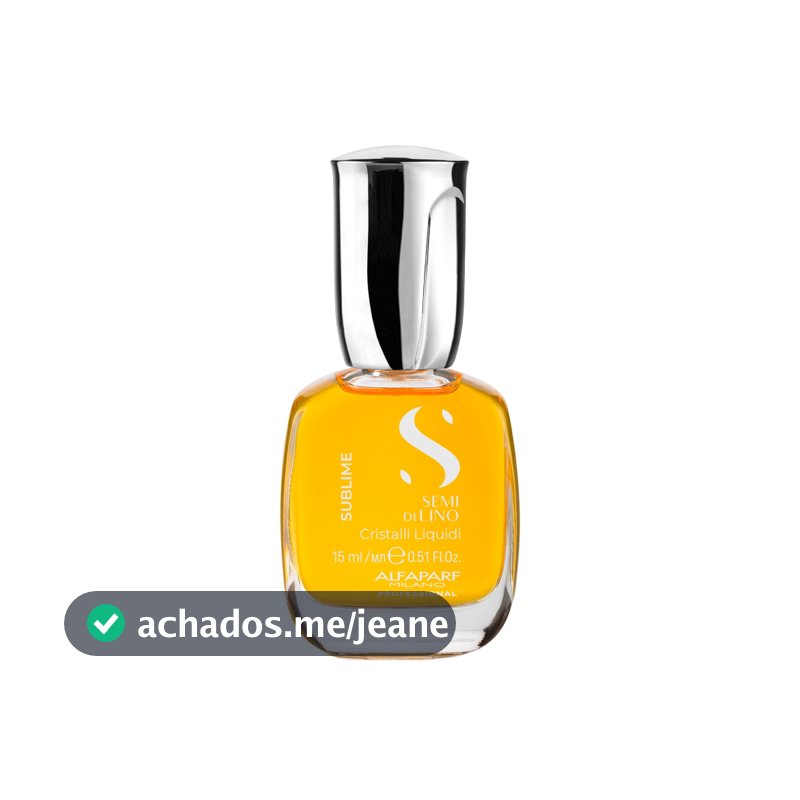 Óleo Capilar Cristalli 15 ml Alfaparf Semi Di Lino Sublime