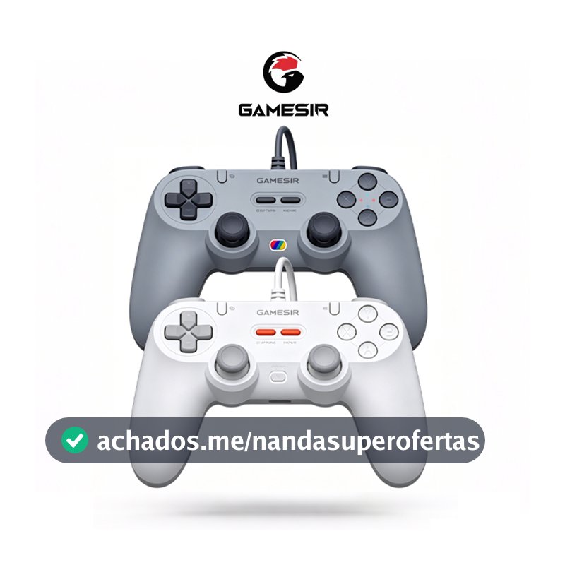 Controle Gamesir Tegenaria T3 Lite Com Fio Para Pc Switch Android Ios Steam Celular Hall Effect Usb