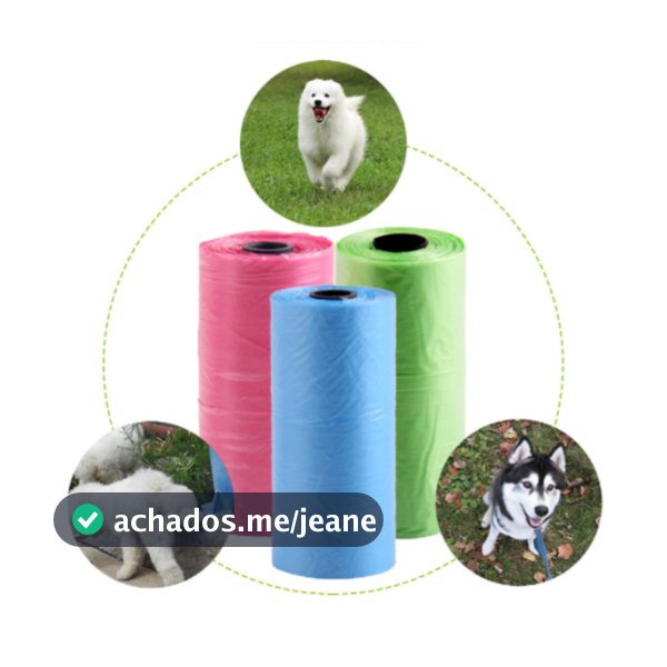 300 Pcs Refil Cata Coco Sacolas Saquinhos Biodegradável Prático Para Pet