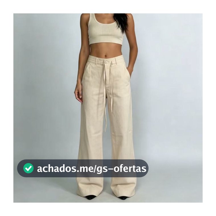 Calça Cintura média Versátil - Perfeita para Looks Casuais e Elegantes