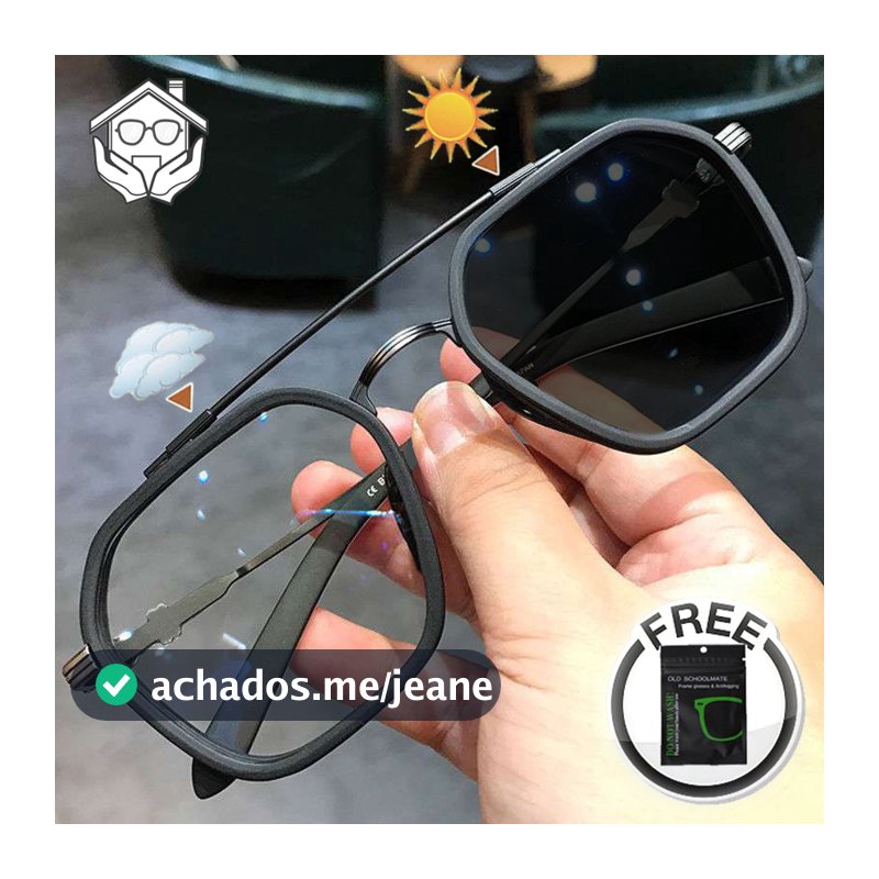 Óculos Fotocromáticos Anti Radiação Para Mulheres Homens De Computador Lentes Substituíveis Armações De