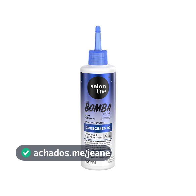 Tônico Noturno SOS Bomba Original Crescimento 100ml