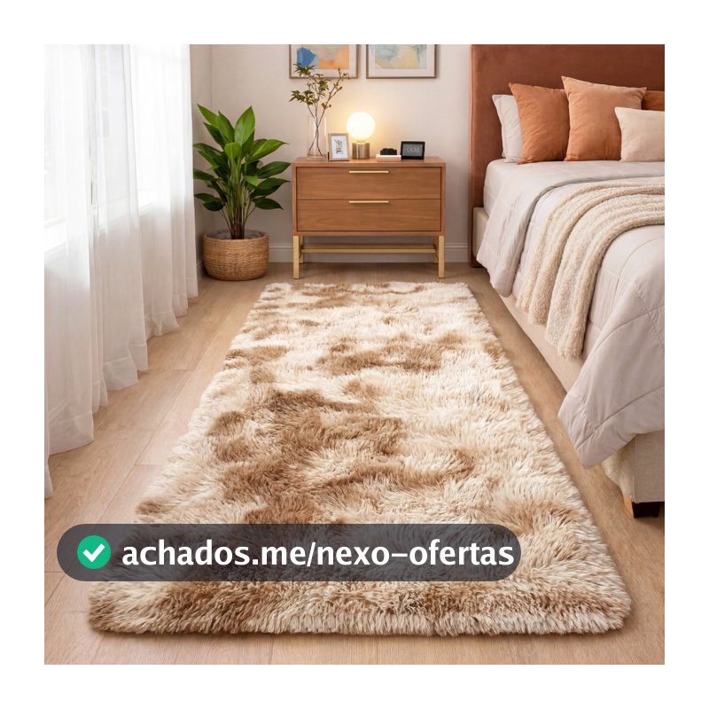 Tapete Passadeira Corredor Quarto Sala Felpudo Várias Cores e Tamanhos