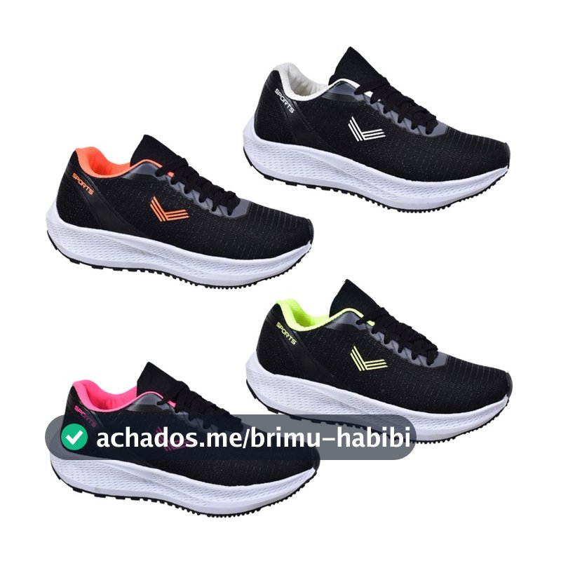 Tênis Feminino Esportivo Leve e mácio Academia Corrida