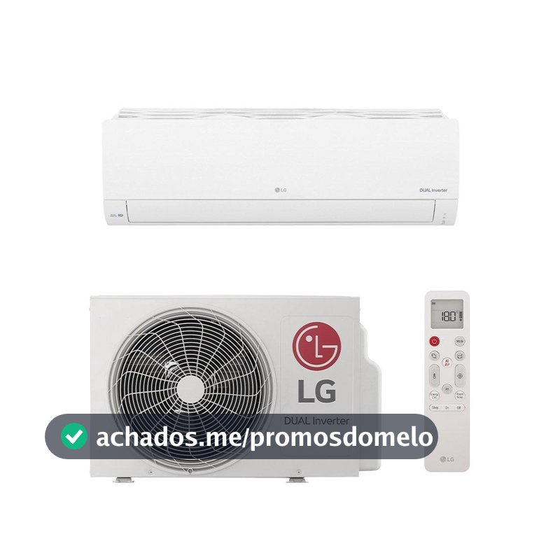 Ar Condicionado Split 12000 BTUs LG S3NQ12JAQAC - Frio, Dual Inverter, Compact
