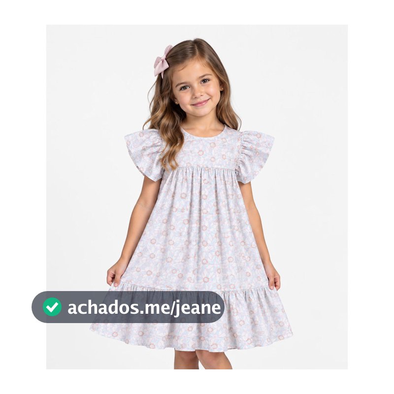 Vestido Infantil Menina Viscotorcion Select Bege