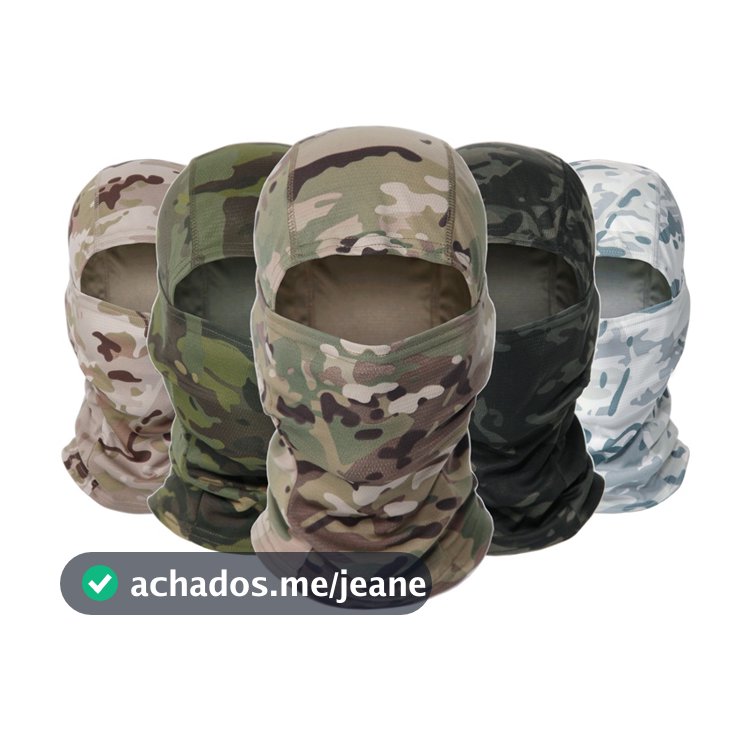 Balaclava Tática Camuflada Militar Airsoft