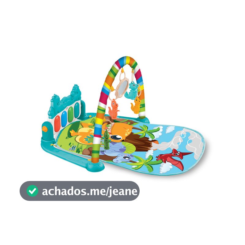 Tapete de Atividades Para Bebê Piano Funny Dino Maxi Baby