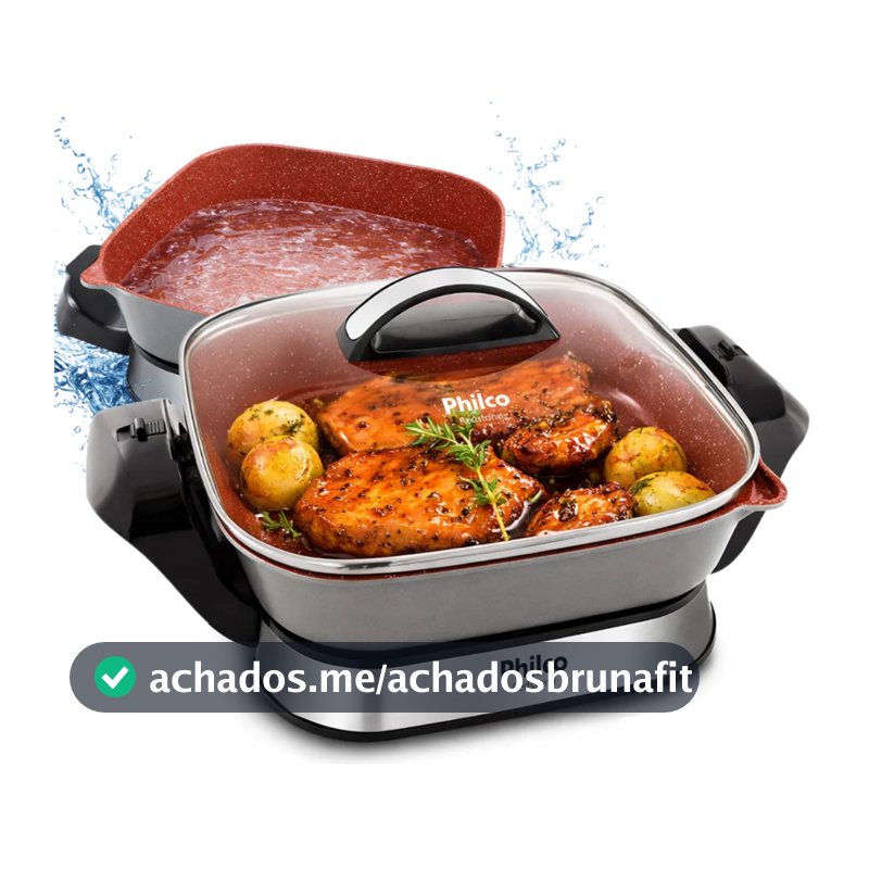 Panela Elétrica Philco Ceramica Redstone 16 Xicaras Nao Gruda