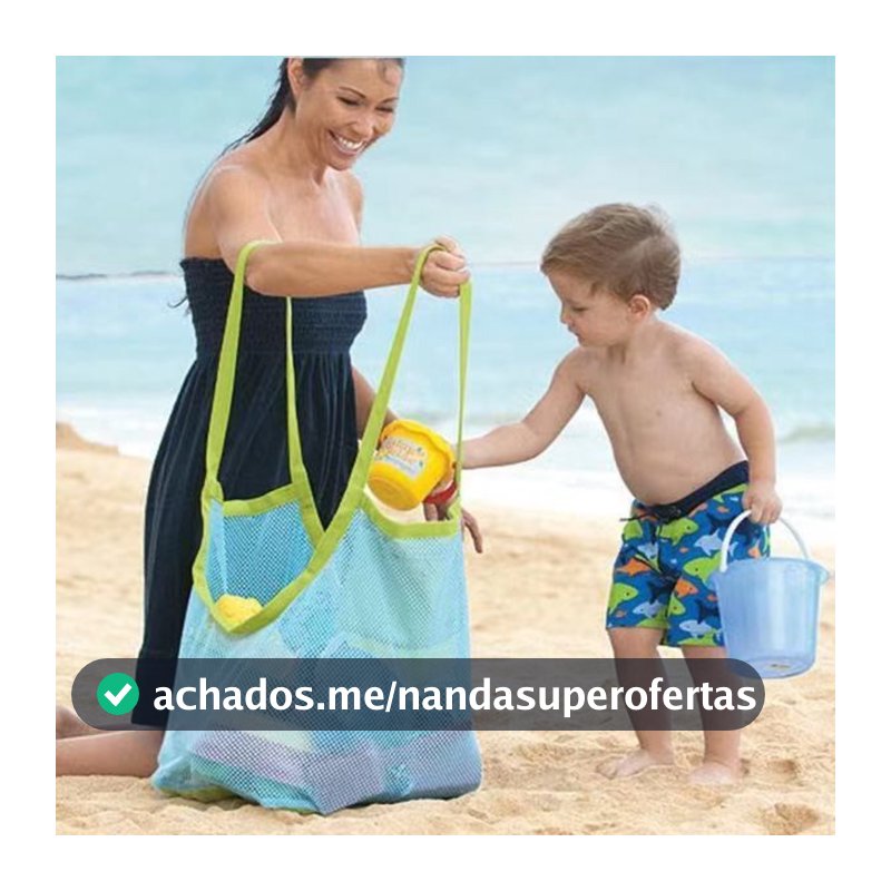 Bolsa Saco Sacola Camping Brinquedos Praia Banheiro Grande/Sacola Bolsa Para Praia Rede Viagem