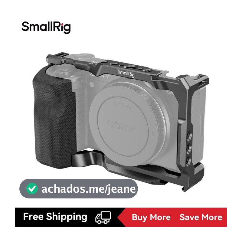 Gaiola SmallRig Cage & Com Grip Para Sony ZV-E10 # 3531B 3538B