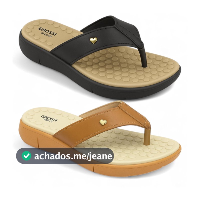 Chinelo Ortopédico Feminino Confortável Tamanco Anatômico Massageador Sandália Macia para Esporão