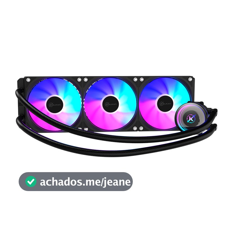 WATER COOLER KALKAN AURA LITE 360MM ARGB PRETO KLK00099 KALKAN